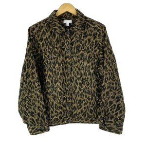 Charter Club 2X Jacket Coat Button Down Brown Blac
